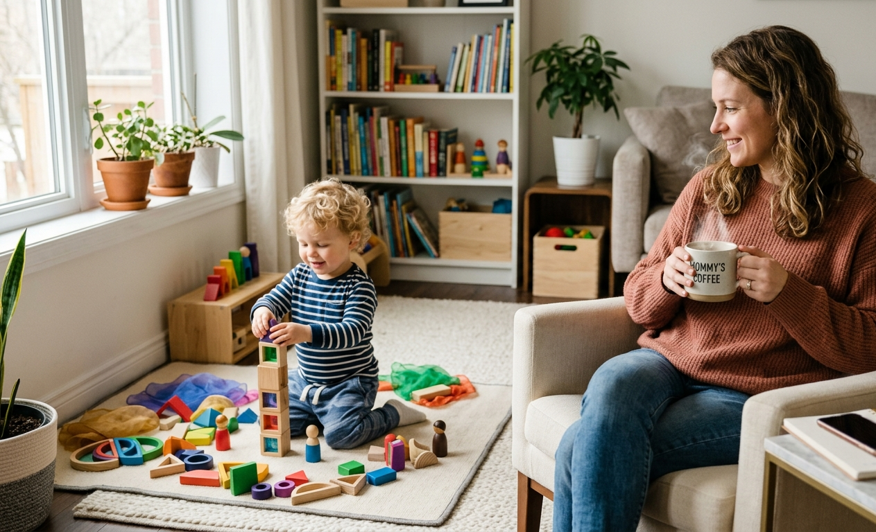 The 15-Minute Rule: How to Teach a Toddler Independent Play (And Get Your Coffee Hot)