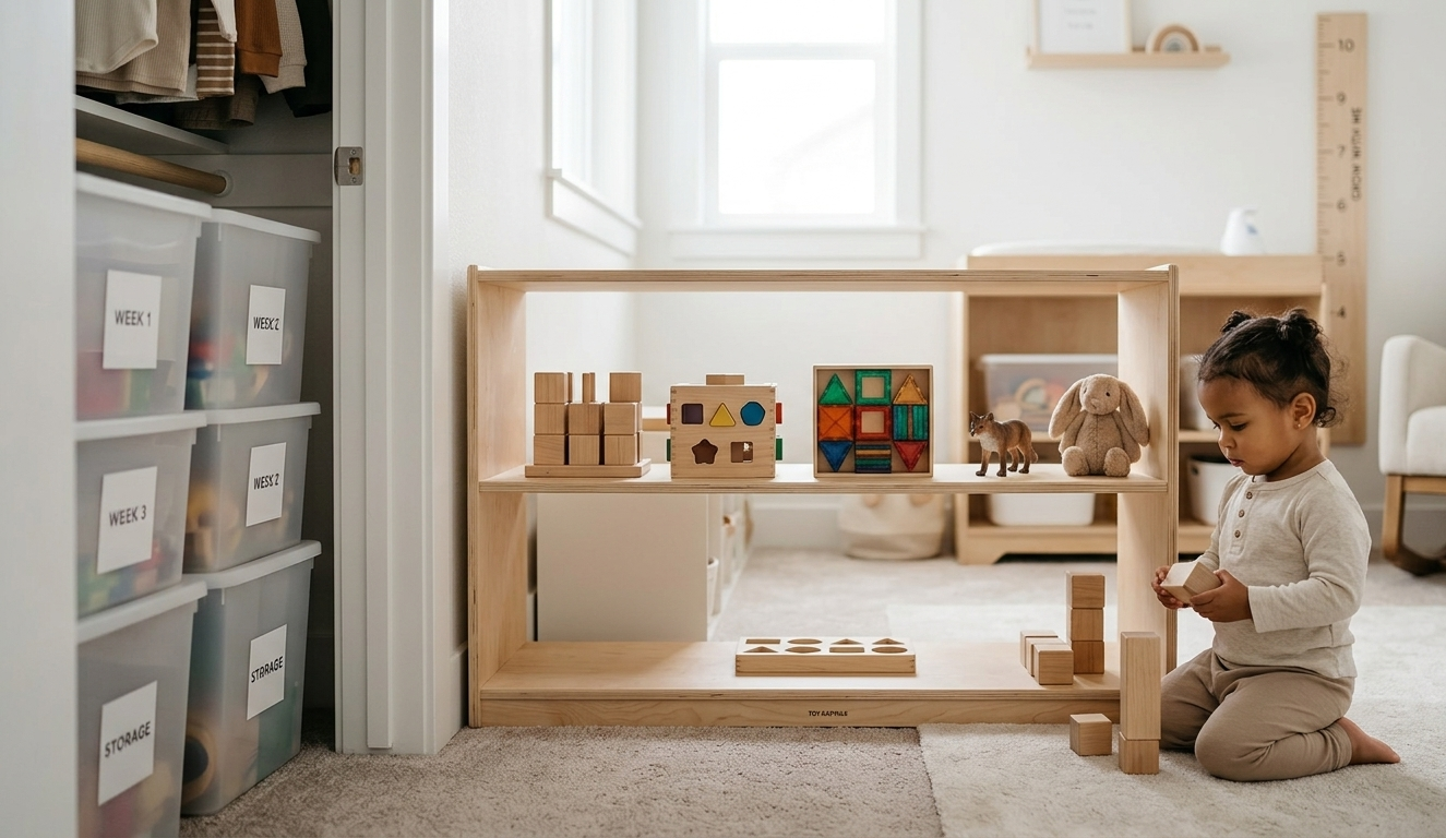The Toy Rotation Method.  How to Clear the Clutter and Double Your Child’s Attention Span