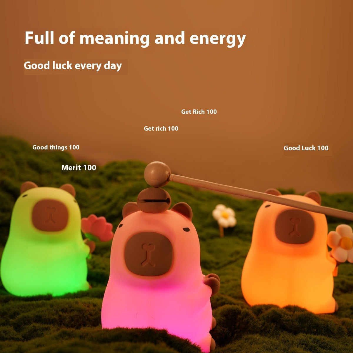 Capybara Silicone Night Light