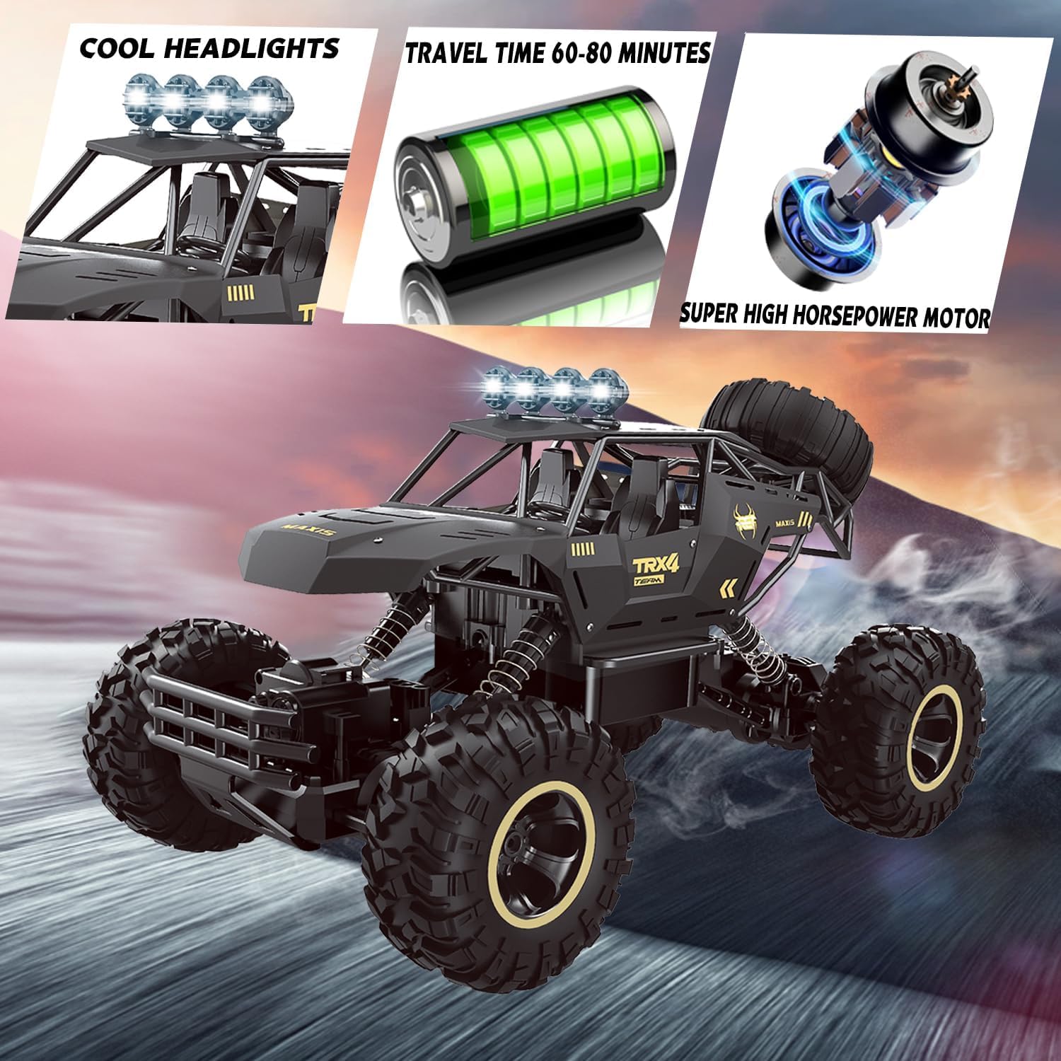 RC Off-Road Crawler: Dual Motor