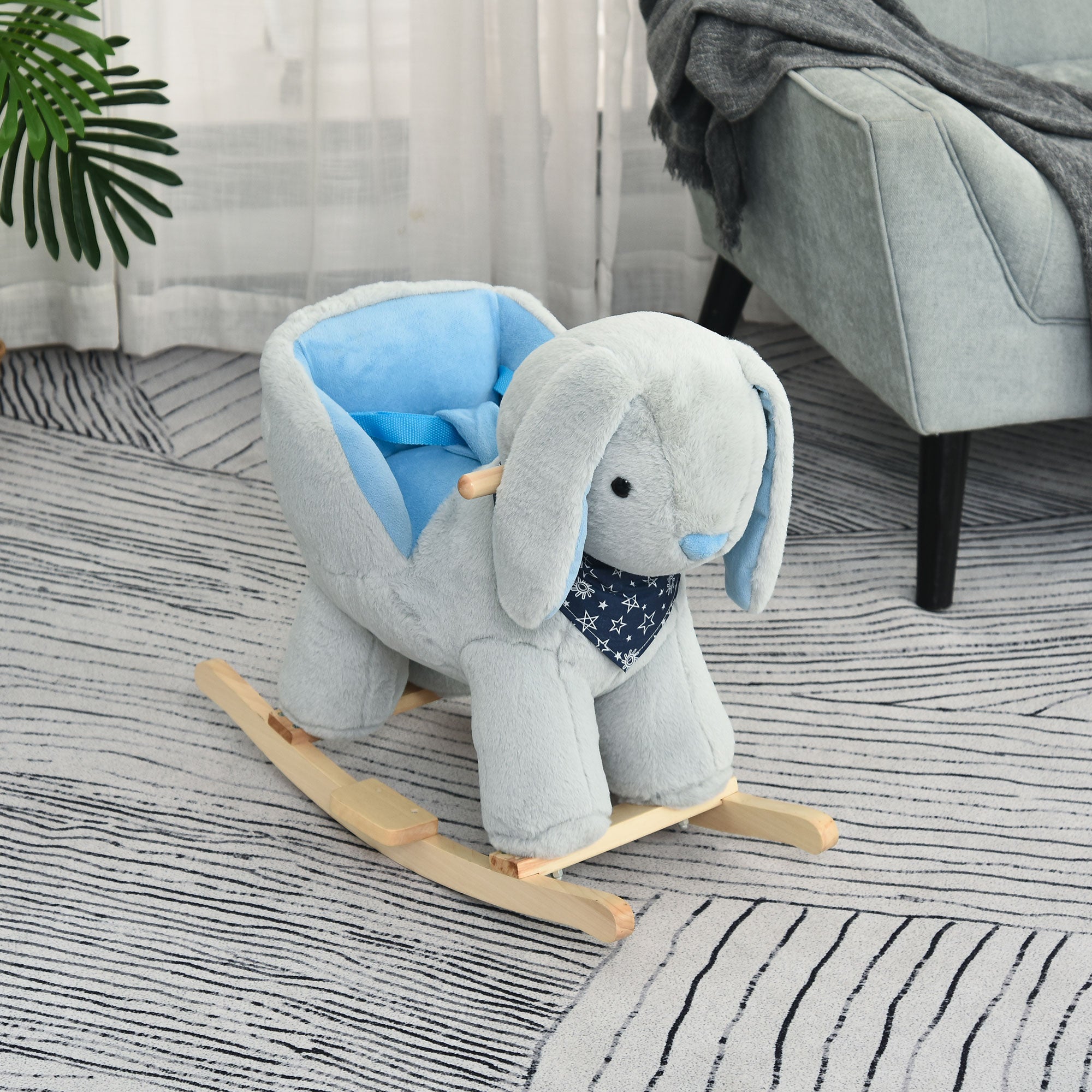 Kids Bunny Rocking Toy with Music