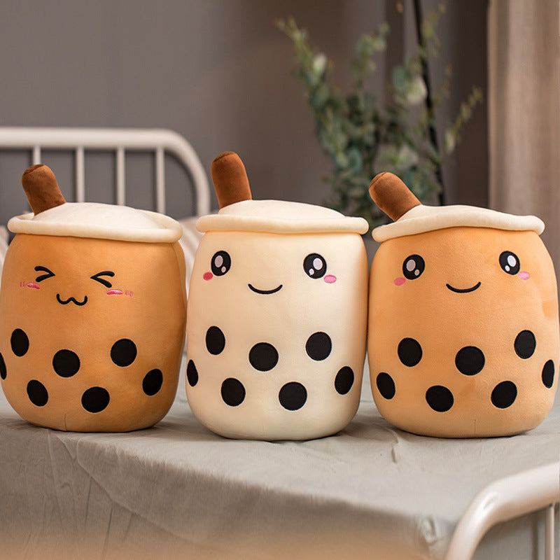 Cute Boba Tea Plush Pillow