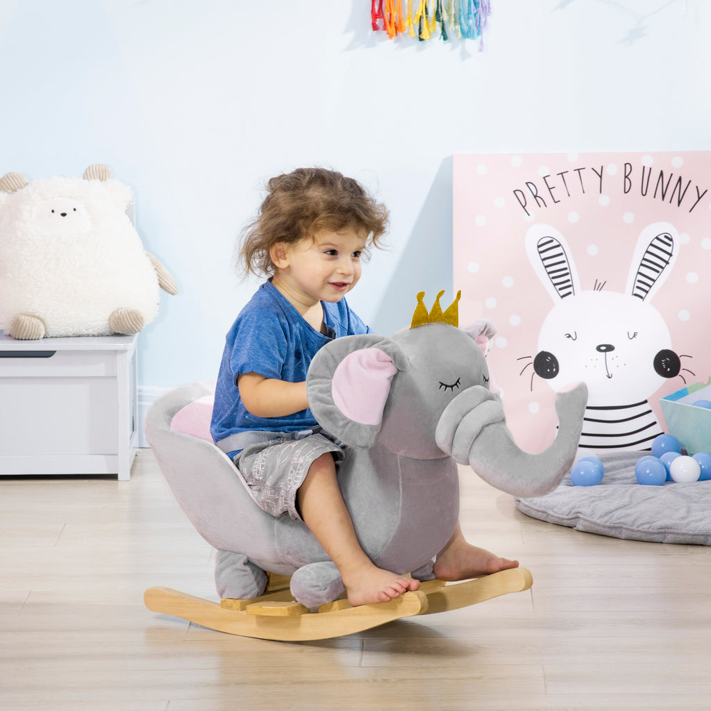 Baby Elephant Rocking Chair with Sound