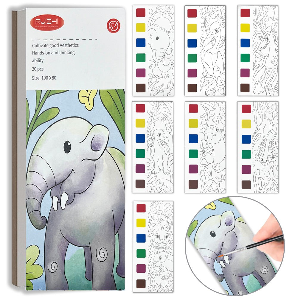 Pocket Watercolor Painting Book for Kids