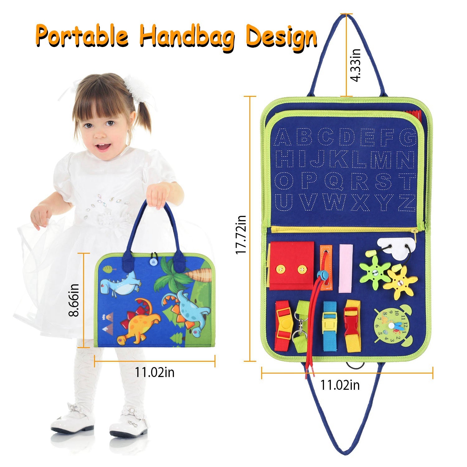Kids Busy Board Montessori Sensory Toy