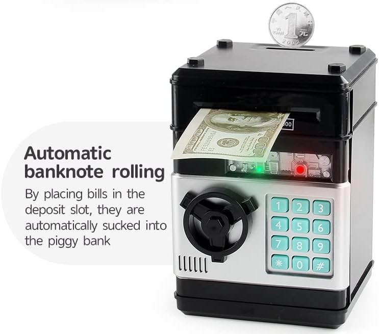Kids Interactive Piggy Bank Safe