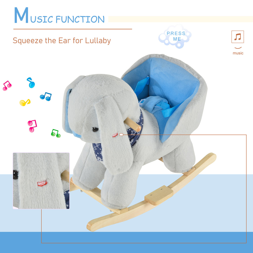 Kids Bunny Rocking Toy with Music