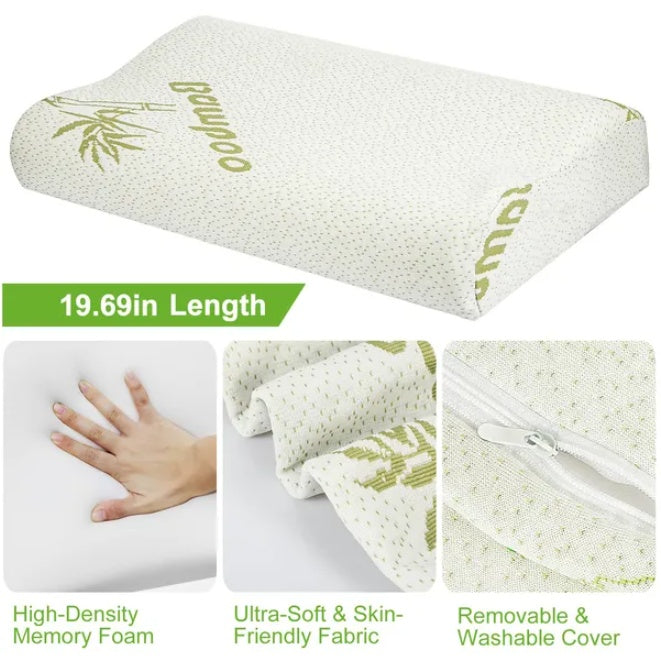 Orthopedic Bamboo Memory Foam Pillow