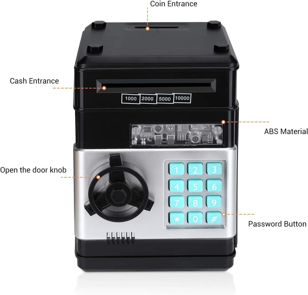 Kids Interactive Piggy Bank Safe