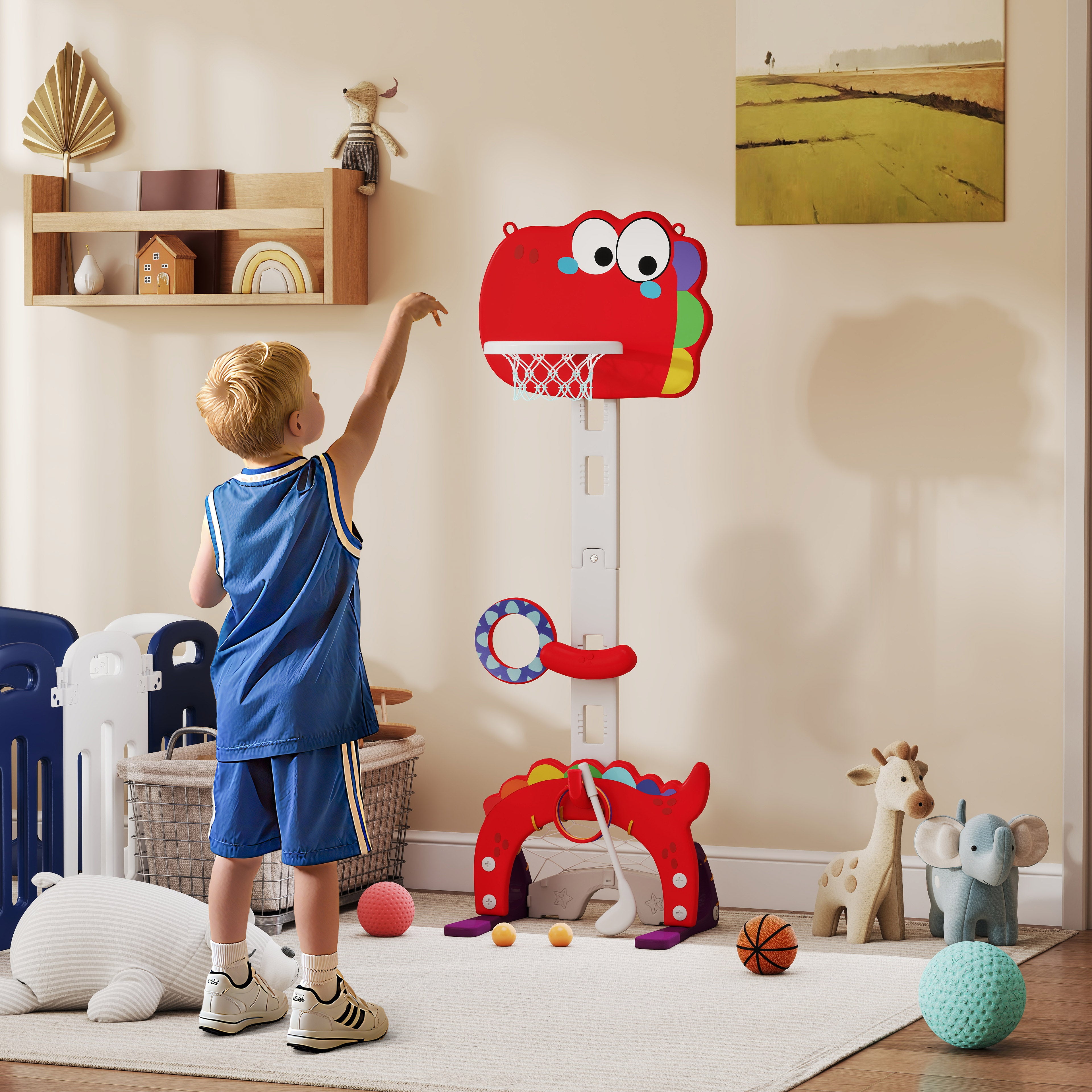 Kids Basketball Hoop Adjustable Height