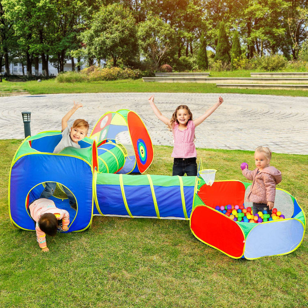 Kids Ball Pit Tents and Crawl Tunnels Set 5pcs