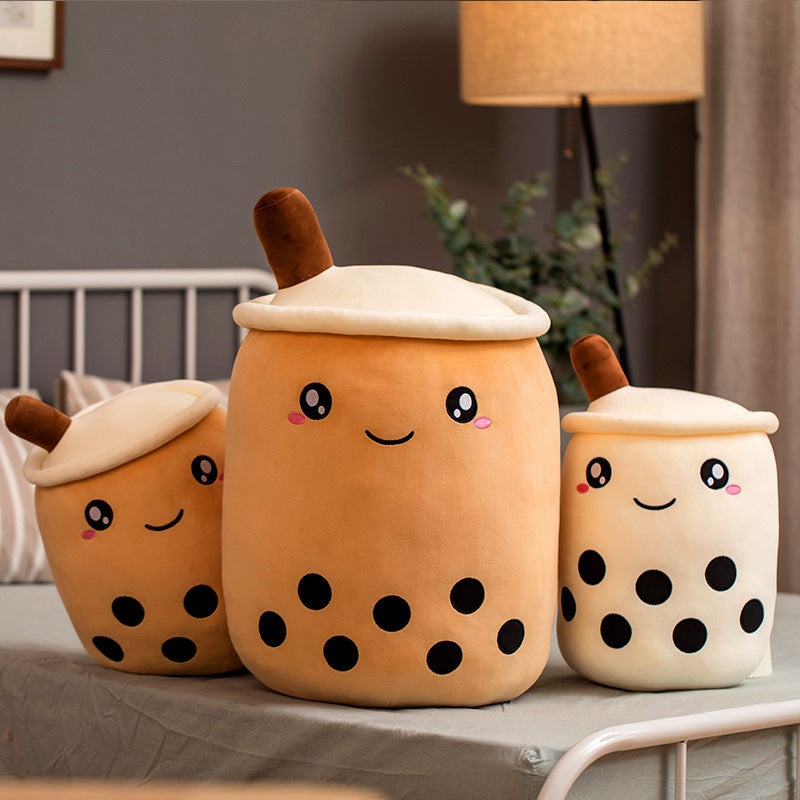 Cute Boba Tea Plush Pillow