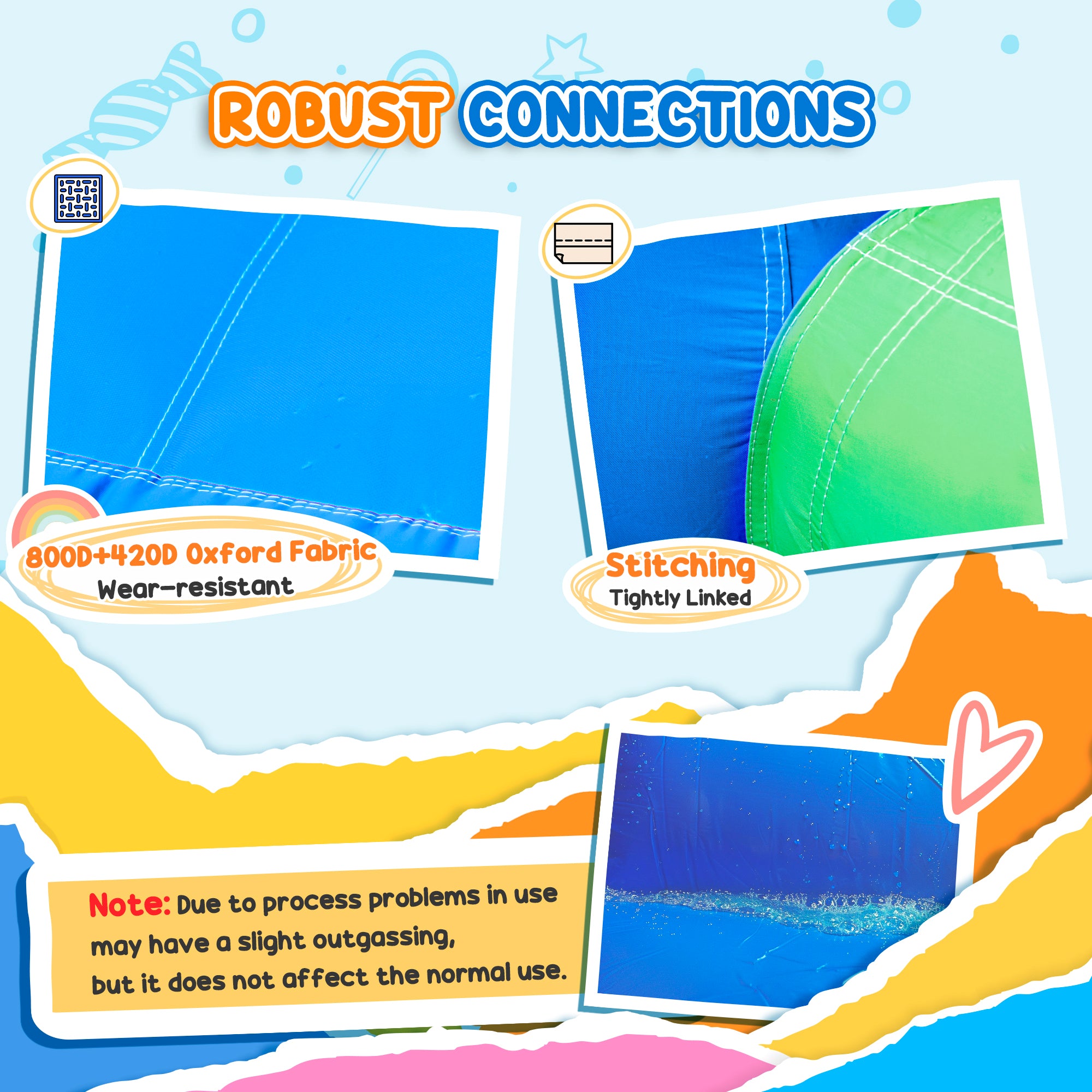 Kids Bounce House with Splash Pool 6-in-1