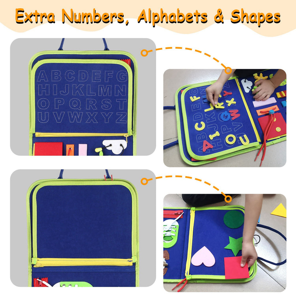 Kids Busy Board Montessori Sensory Toy