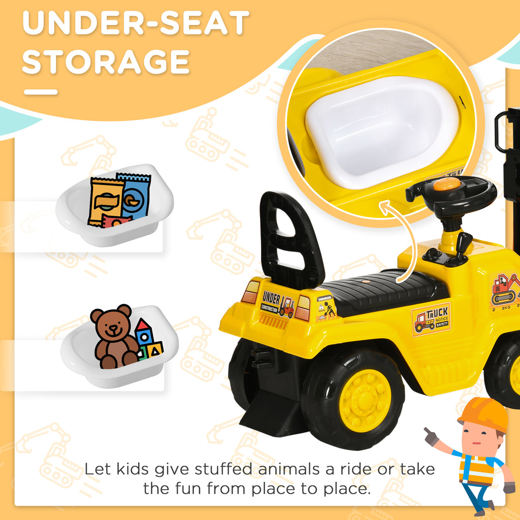 Kids Ride-on Forklift Construction Toy