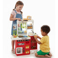 Kids Kitchen Playset 68 pcs – interactive pretend play kitchen with realistic cooking sounds, cookware, utensils, and safe non-toxic materials. Encourages creativity, independence, organization, and hours of screen-free fun for kids