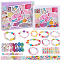 Unicorn Bracelet Kit 1410 pcs for kids ages 6–10 – massive DIY jewelry making set with beads, charms, and strings for creating personalized bracelets and accessories. Encourages creativity, patience, fine motor skills, and screen-free artistic expression with safe non-toxic materials and unicorn storage organizer.