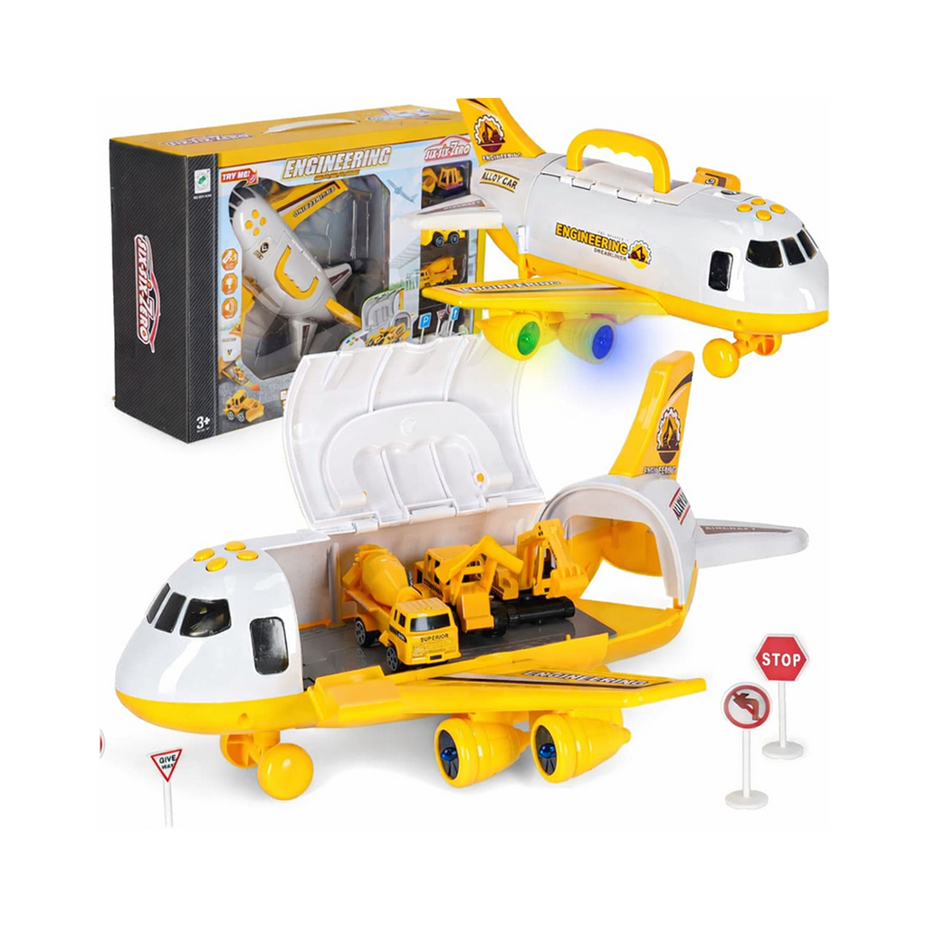 Airplane Playset with 3 Cars