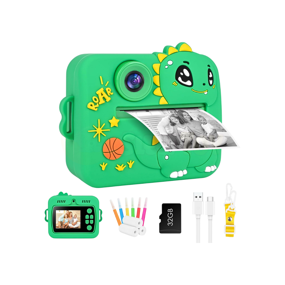 Dinosaur Instant Print Camera 48MP