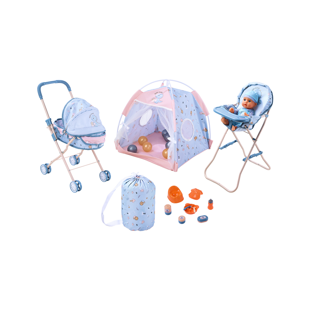 Doll Nursery Playset Blue
