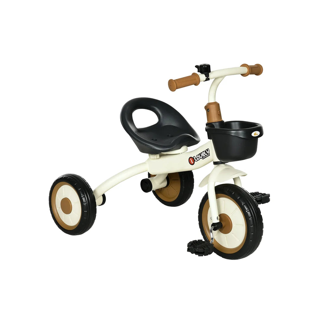 Kids Tricycle with Basket and Bell