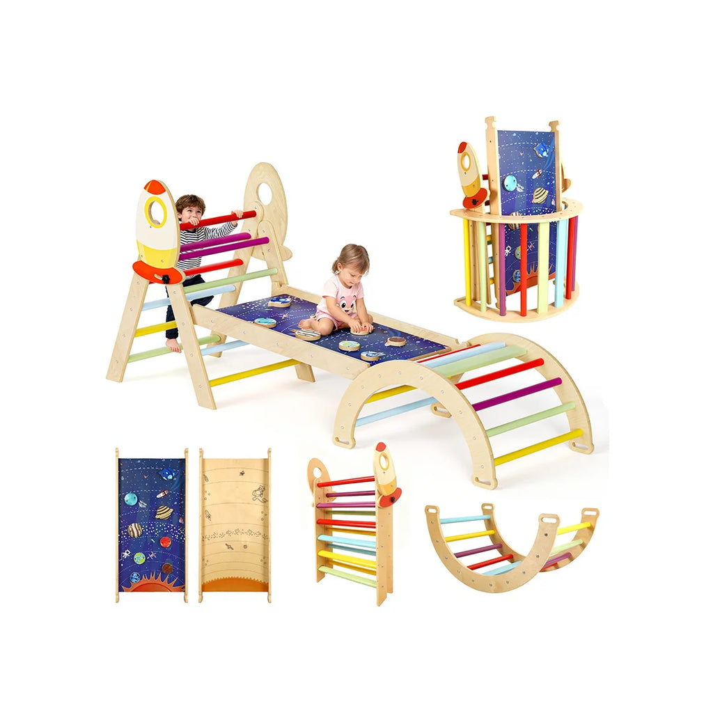 Montessori Foldable Climbing Triangle Set 7-in-1