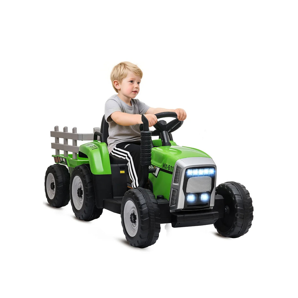 Kids Electric Ride-on Tractor with Trailer