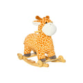 Kids Giraffe Rocking Horse and Rolling Ride-On