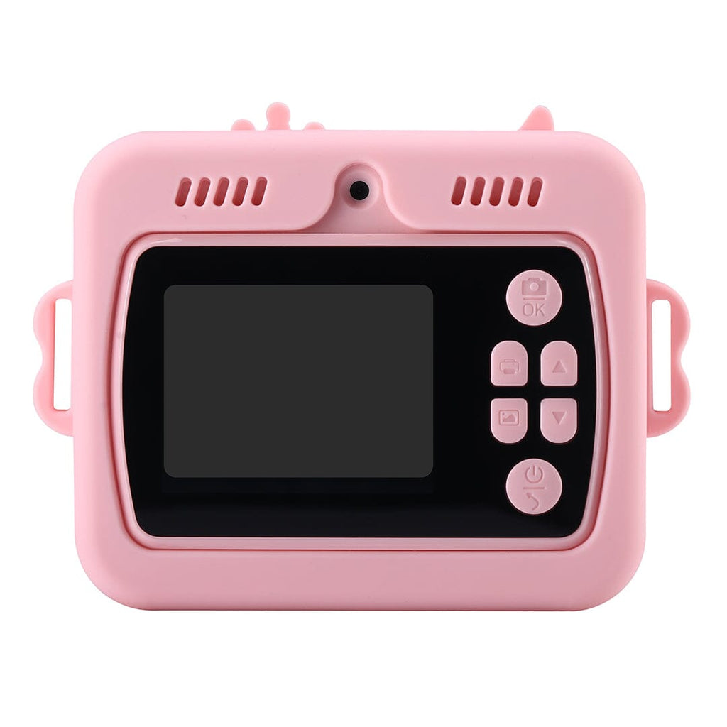 Unicorn Instant Print Camera 48MP for kids ages 3–10 – instant print camera with HD photo and video, dual selfie lens, and ink-free black & white printing. Encourages creativity, screen-free play, and fun memory-making with safe non-toxic materials.
