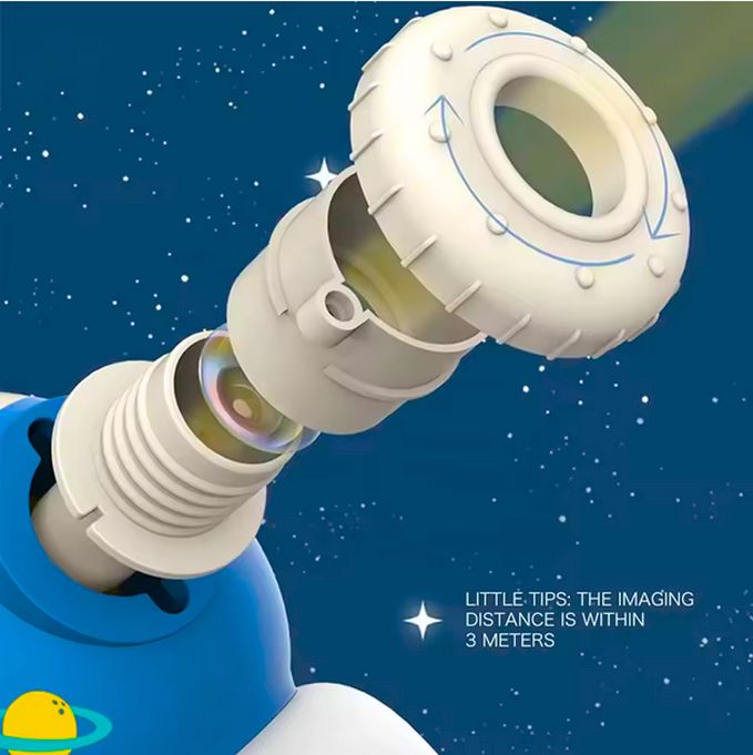 Galaxy Star Projector Rocket for kids ages 3–10 – HD star and planet projector with calming galaxy lights and built-in bedtime stories for soothing sleep routines. Made from safe BPA-free materials, it helps create a peaceful nursery atmosphere, supports relaxation, and encourages smooth transition to bedtime.