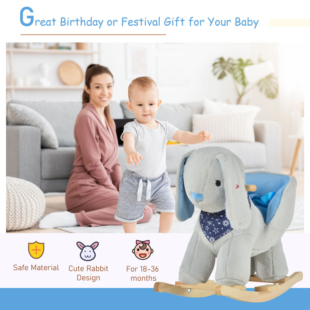 Kids Bunny Rocking Toy with Music