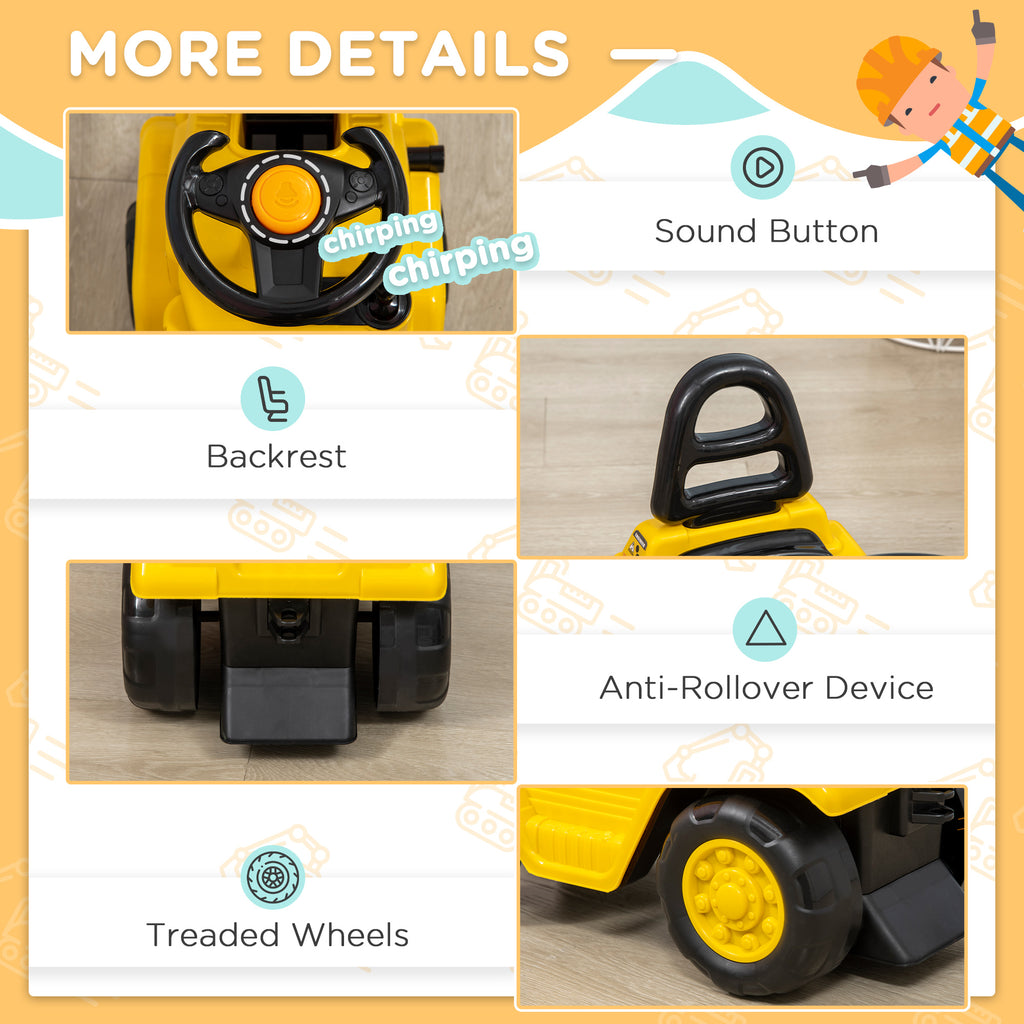 Kids Ride-on Forklift Construction Toy