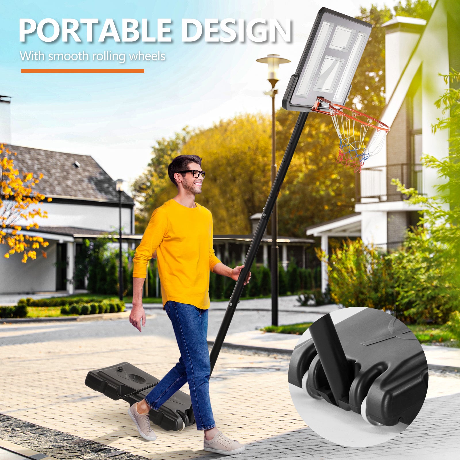 Portable  Basketball System
