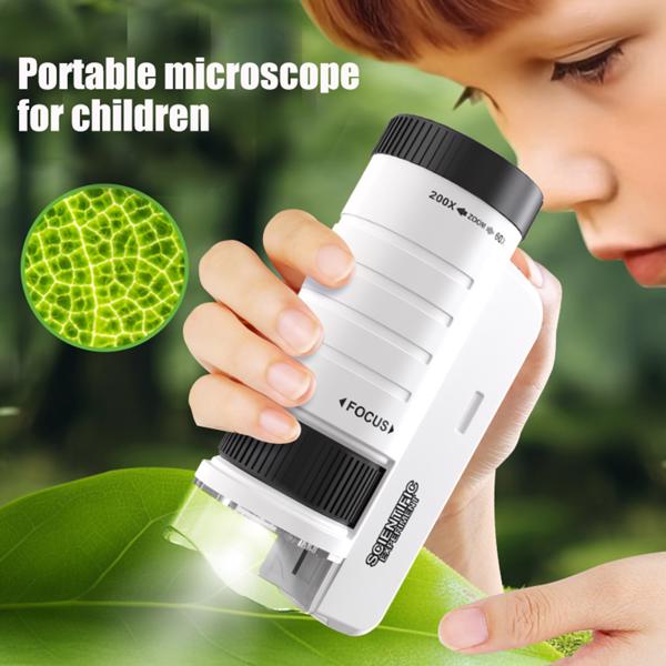 Portable Educational Microscope for Kids