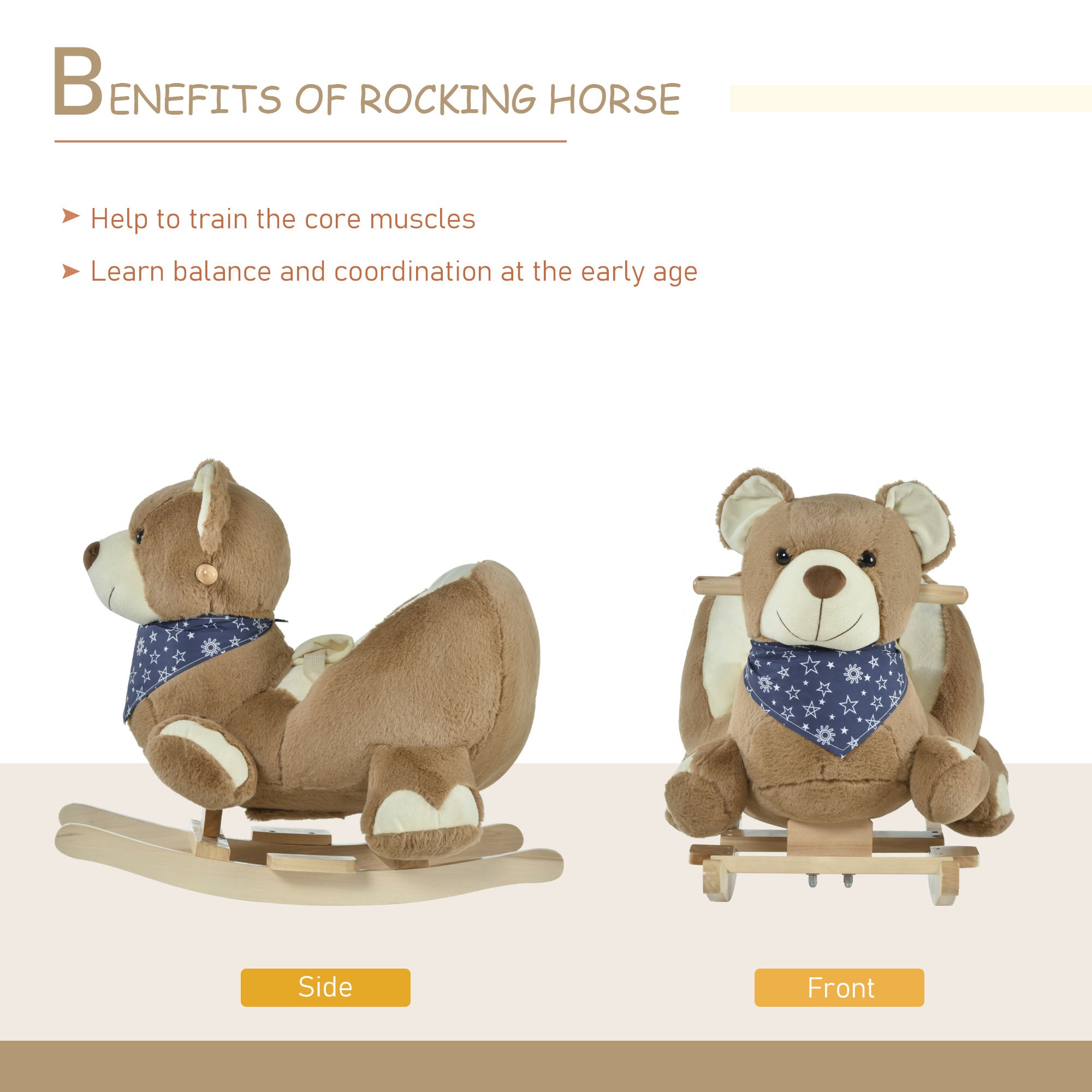 Baby Bear Rocking Chair with Lullaby