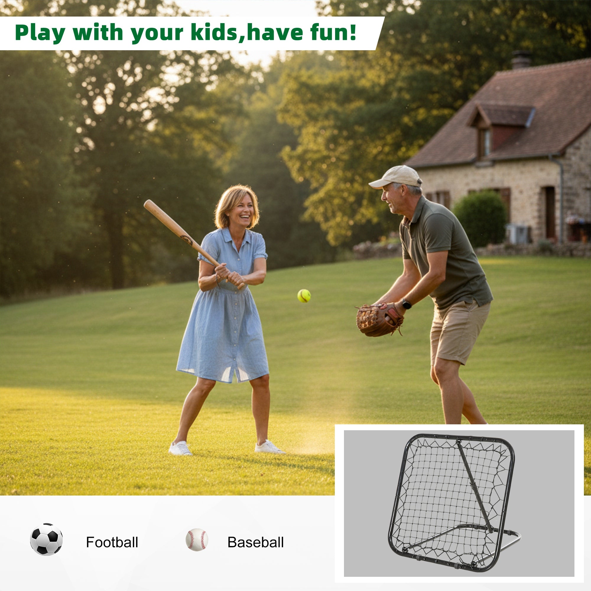 Soccer Rebounder Net 3 x 3